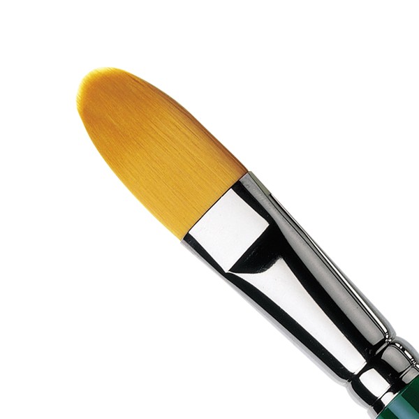 Pincel Lengua de Gato para pintar nubes en clase de técnica mixta