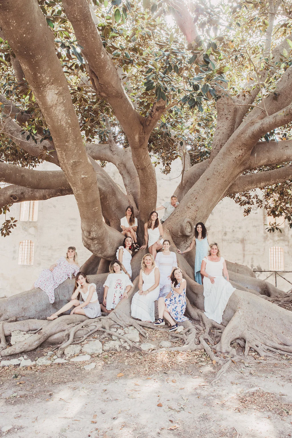 Group shot at Castello Di Donnafugata
