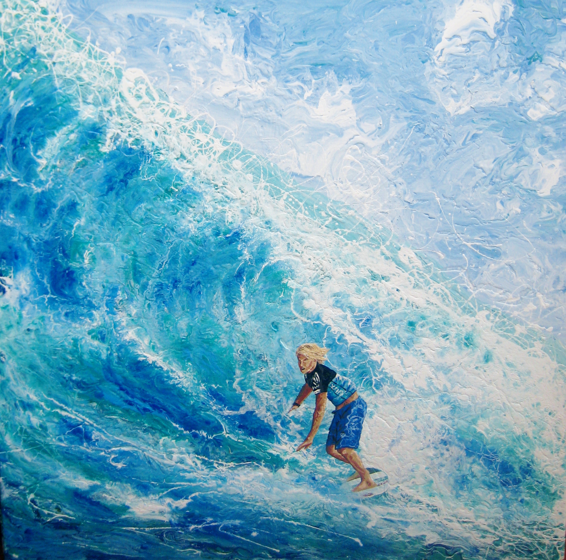 Surfing Pipeline, Oahu