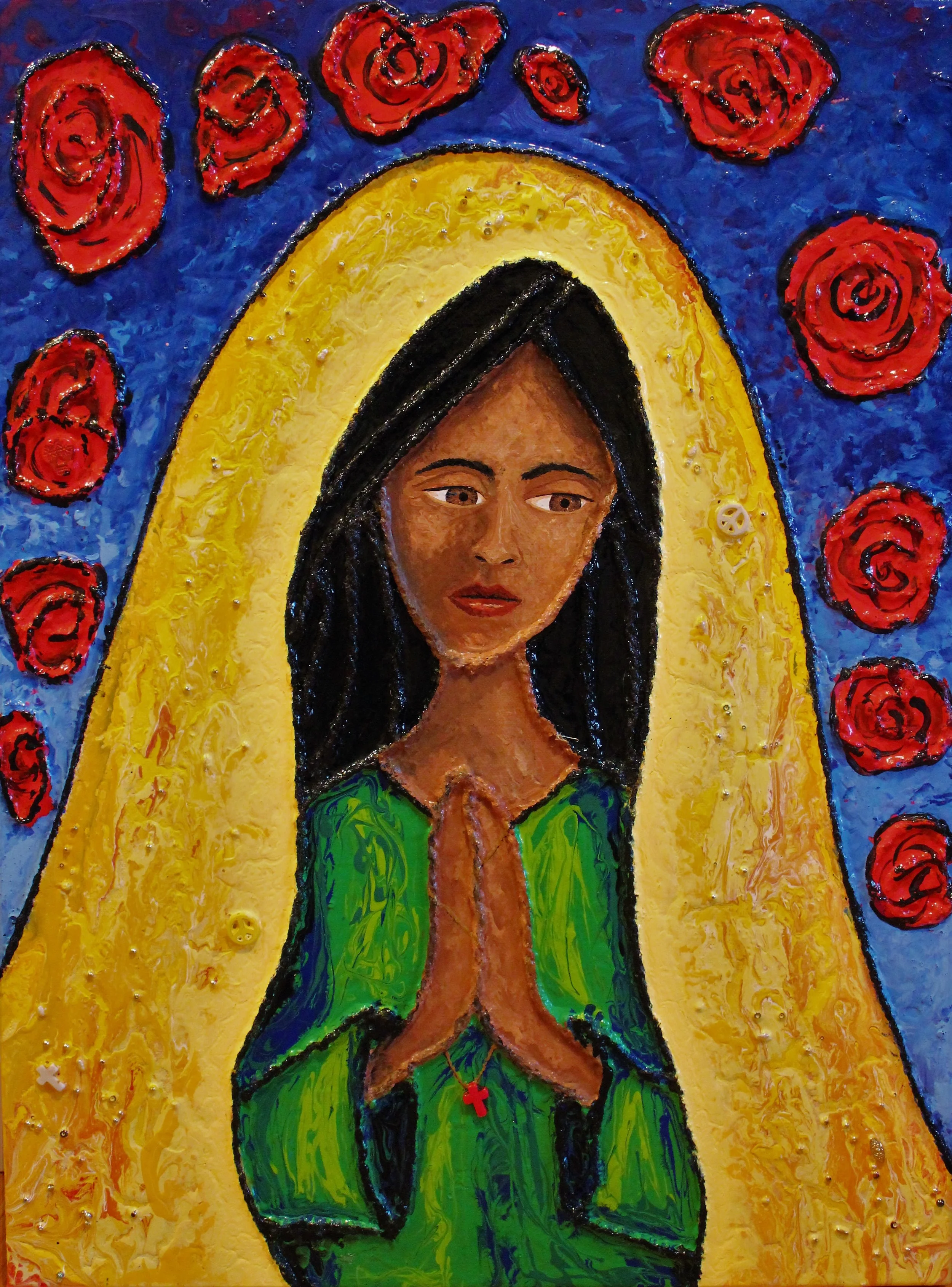 Our Lady Prays