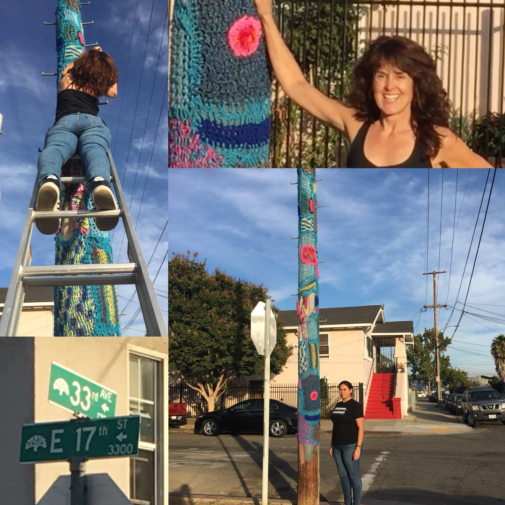Yarn Bomb in Fruitvale, CA