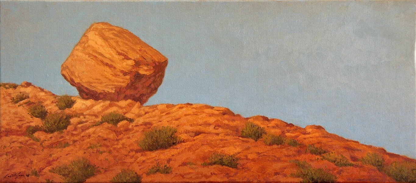 Paisaje con roca