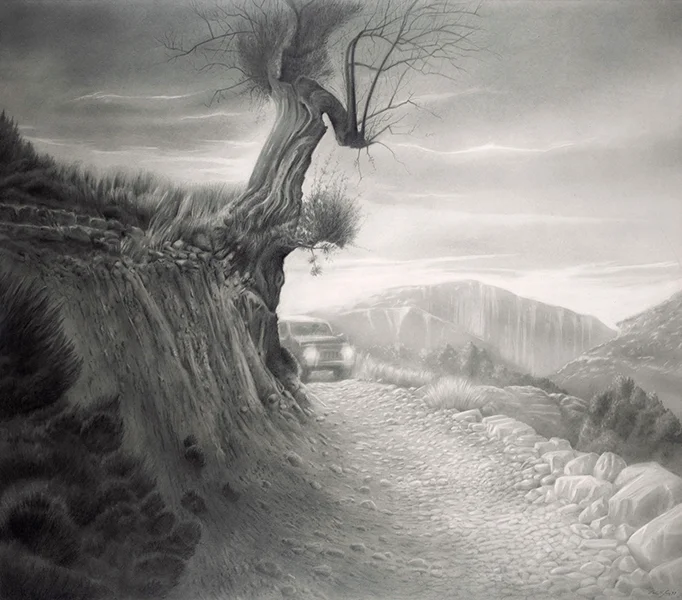 Árbol y coche