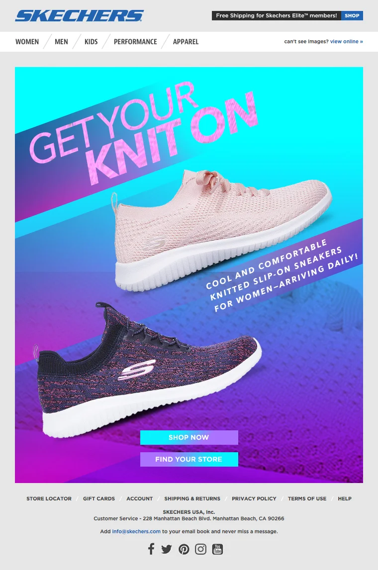 skechers email