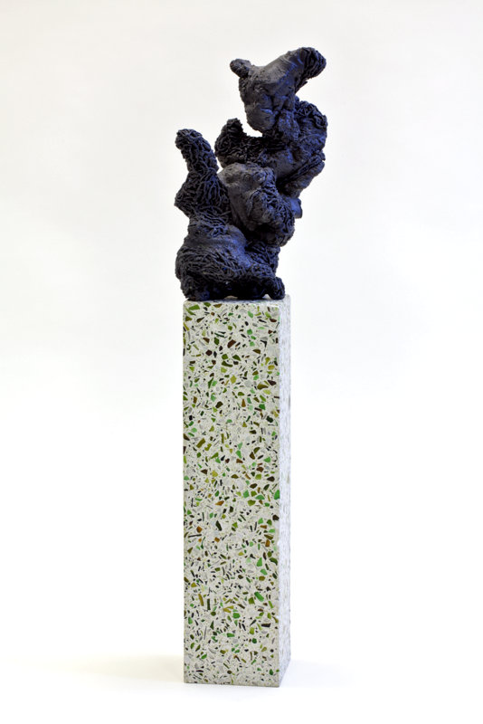 Untitled (Ruins of Desire II) 2015, Translucent concrete and Aquadyne, 100 x 24 x 22 cm. Link Special thanks to: Eindhoven University of Technology, Department of the Built Environment and Center for Visual Arts Rotterdam. Photo: W. Vermaase
