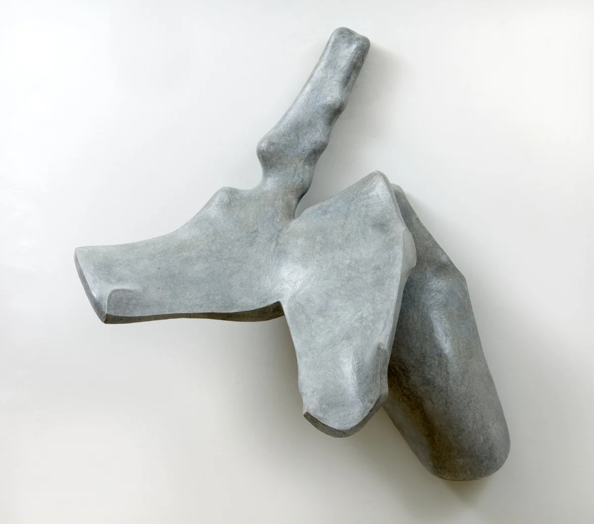 Untitled 2018, newspaper, reused printe rpaper, inorganic household refuse, votive candle residue.107 x 97 x 55 cm. Photo: W. Vermaase