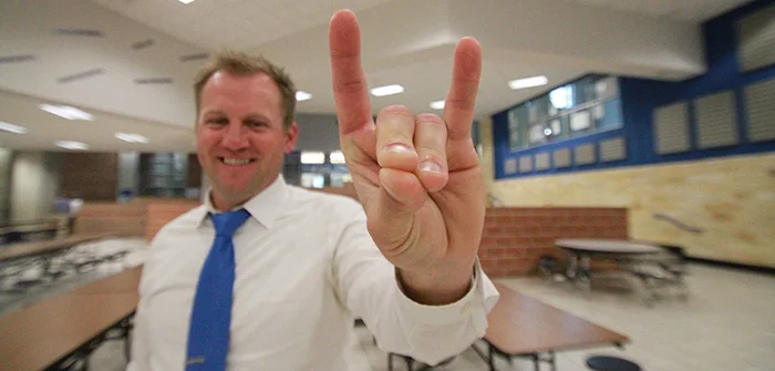 Lehman Head Football Coach Josh Kirkland