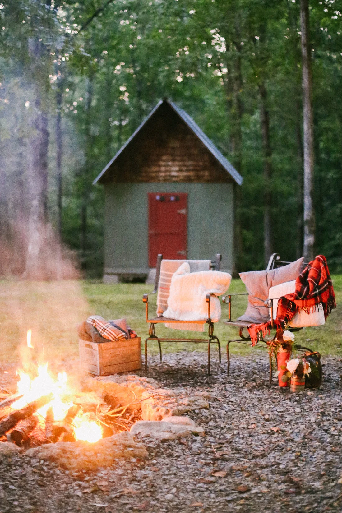 A Fall Campfire Gathering
