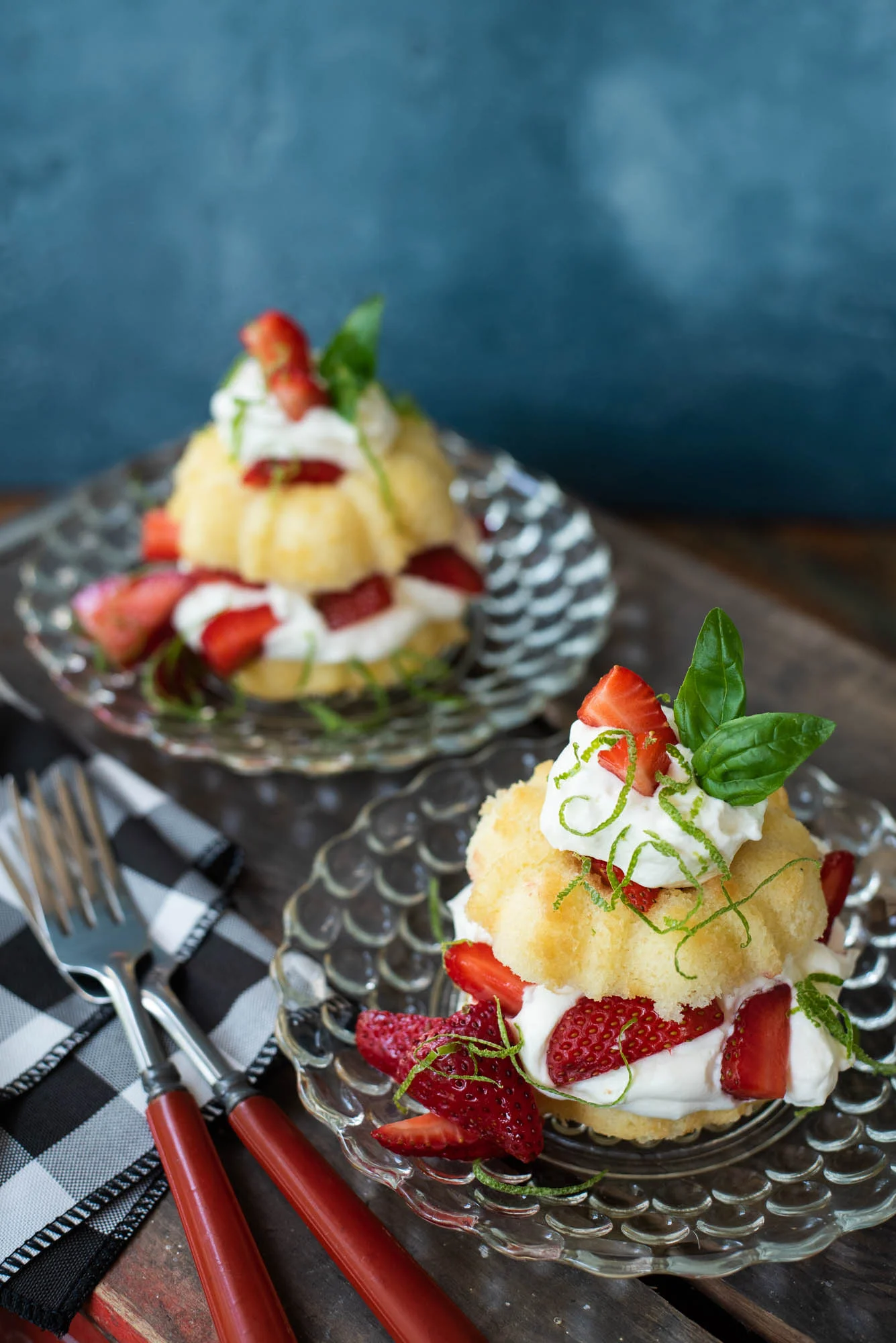 Strawberry Shortcake Mini Bundts
