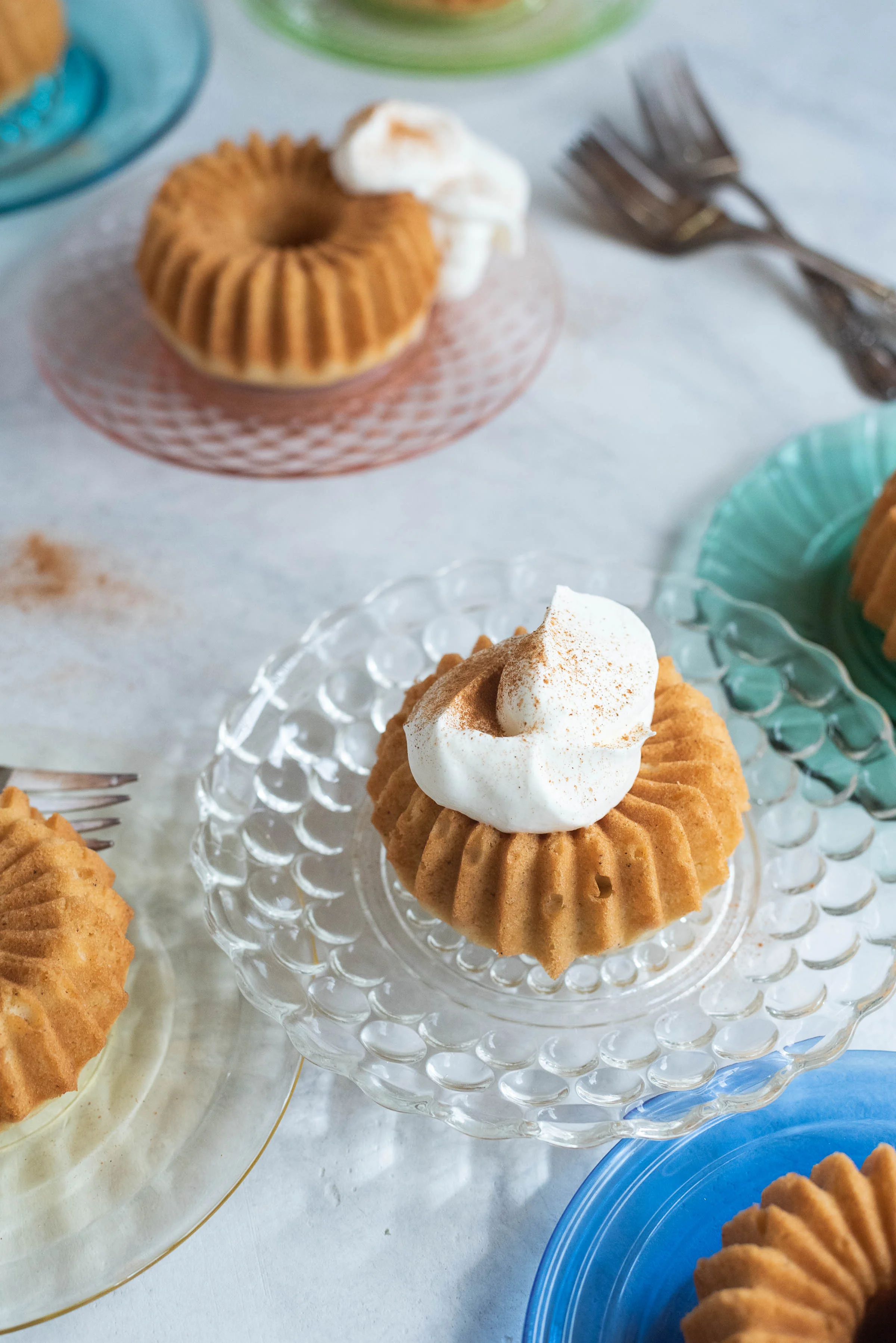 Springtime Mini Vanilla Bundts