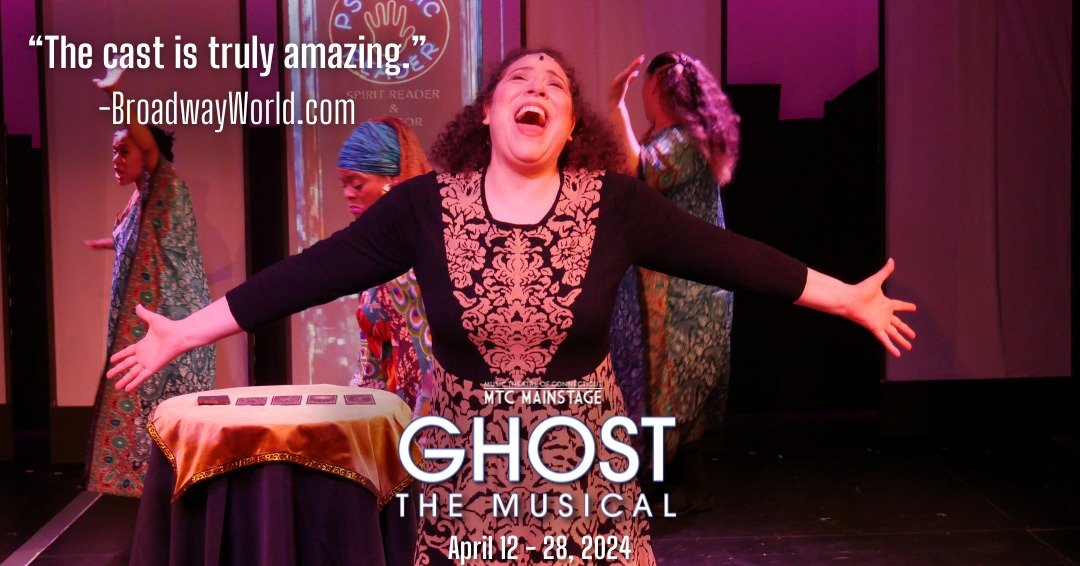 💙✨ONLY 8 MORE PERFORMANCES!✨💙

Adapted from the hit film by its Academy Award-winning screenwriter, Bruce Joel Rubin, GHOST THE MUSICAL is here in Norwalk for only TWO MORE WEEKENDS! Audiences and critics LOVE the show and you will too, so don't mi