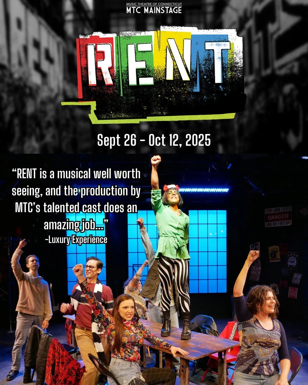 🕯️MOST PERFORMANCES ALMOST SOLD OUT! GET TIX BEFORE IT'S TOO LATE!🕯️

After an amazing first weekend, MTC's RENT only has 9 more performances! Get your tickets today to this critically acclaimed, Tony Award winning musical!

📅RENT runs September 2