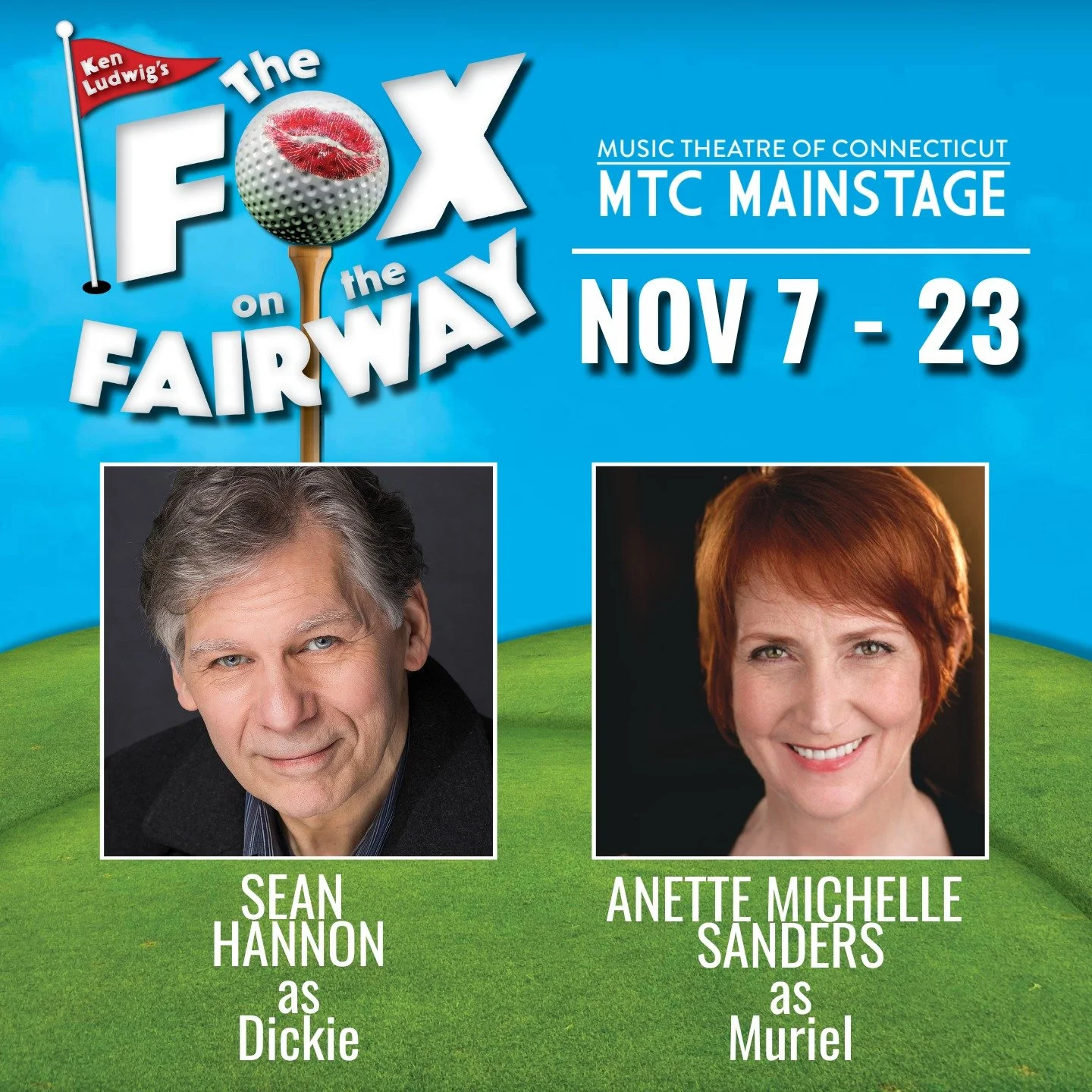 ⛳LOCAL &amp; BROADWAY STARS IN THE NEXT PRODUCTION!⛳

Meet more of the hilarious cast of MTC's THE FOX ON THE FAIRWAY! SEAN HANNON, a founding member of Will Geer&rsquo;s Theatricum Botanicum and recently seen in Summer Theatre of New Canaan's produc
