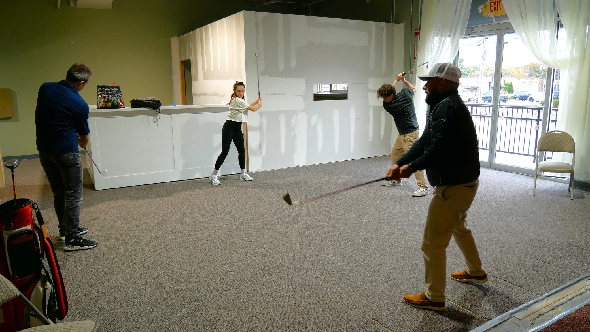 ⛳Huge thanks to Anthony Gigliotti for giving some of our FOX ON THE FAIRWAY cast a great golf coaching session! Anthony is Norwalk High School&rsquo;s Head Golf Coach and he also coaches JV Girls Lacrosse and teaches English. Come see the results of 