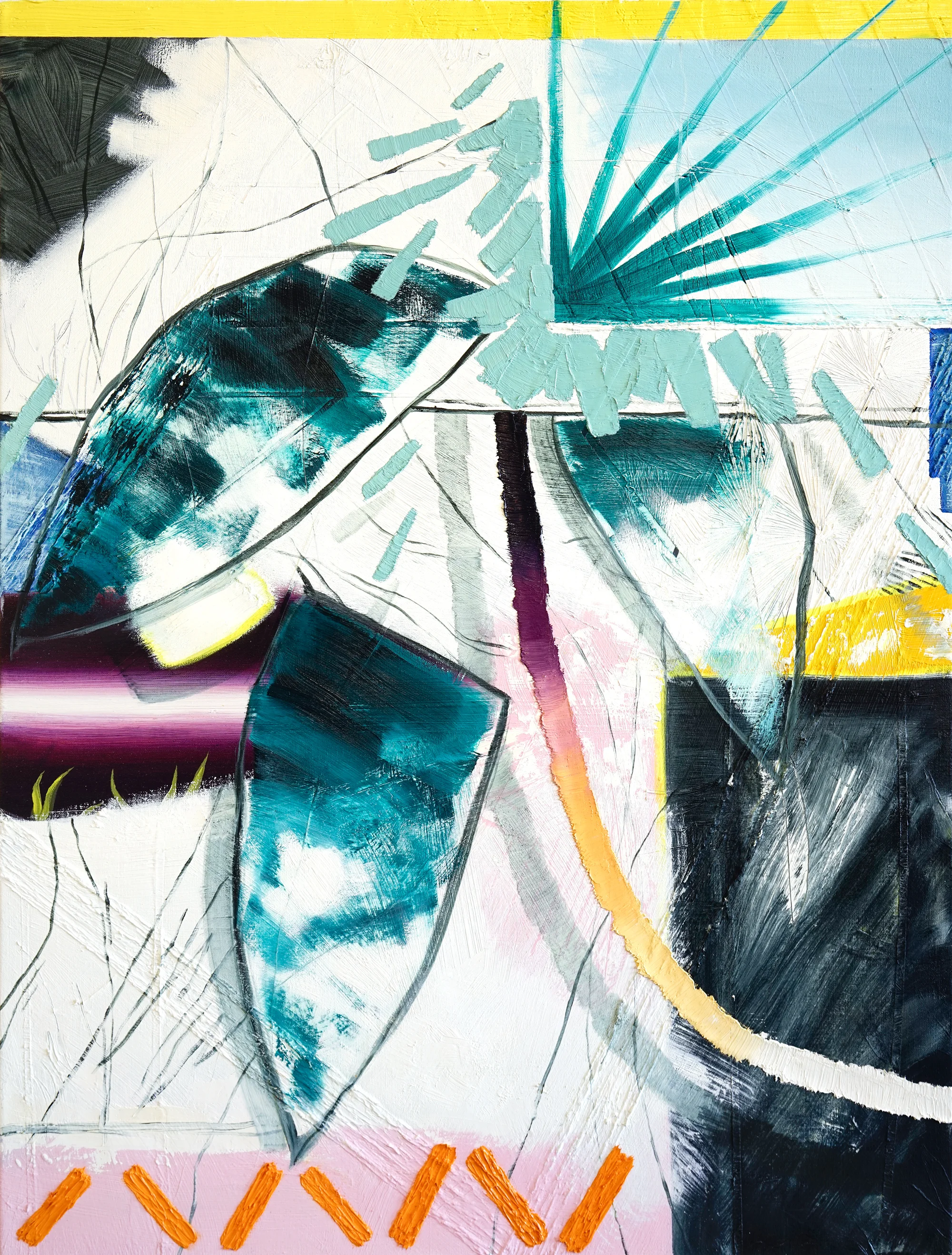 Pier 70 2016 40"x30" Oil on Belgian Linen