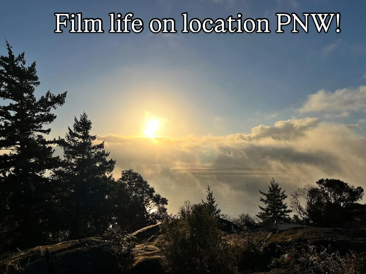 Super fun anamorphic shoot on location in Anacortes, wa! #gaffer #producer #location