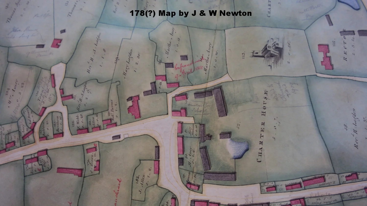 178(?) Map by J & W Newton