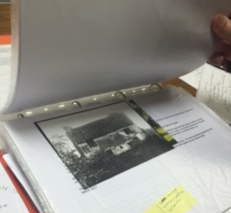 Just one of the many photos that will appear in the Balsham map book