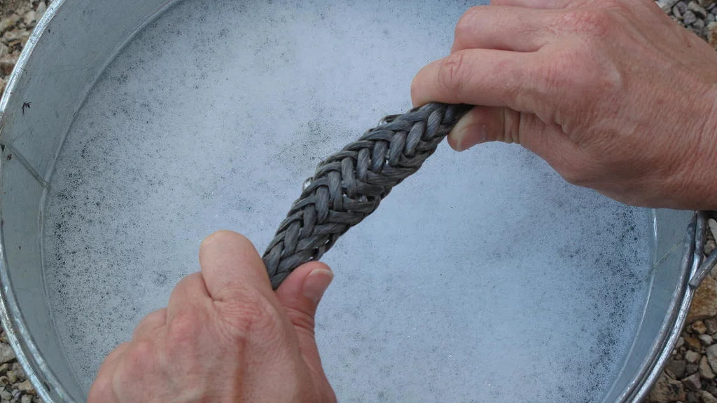Strands are easy to push apart to flush out debris when washing.