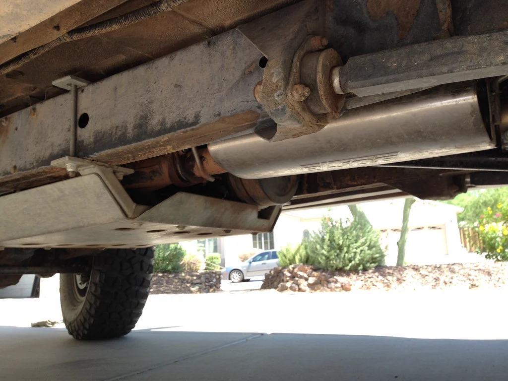 Are there any fuel or electrical lines running too close to that Borla, or the catalytic converter ahead of it?