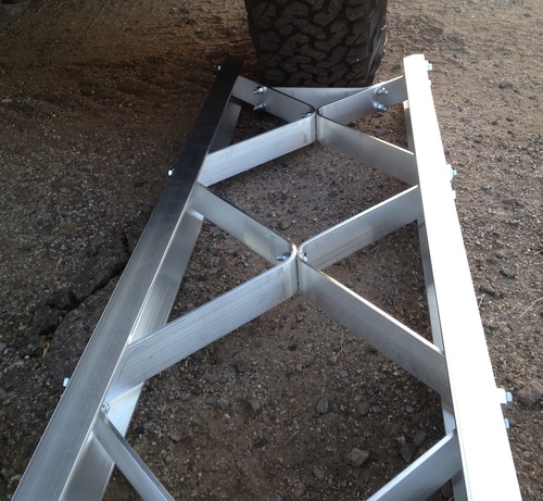 Sand Ladder (Sandbleche) test bridging incline 