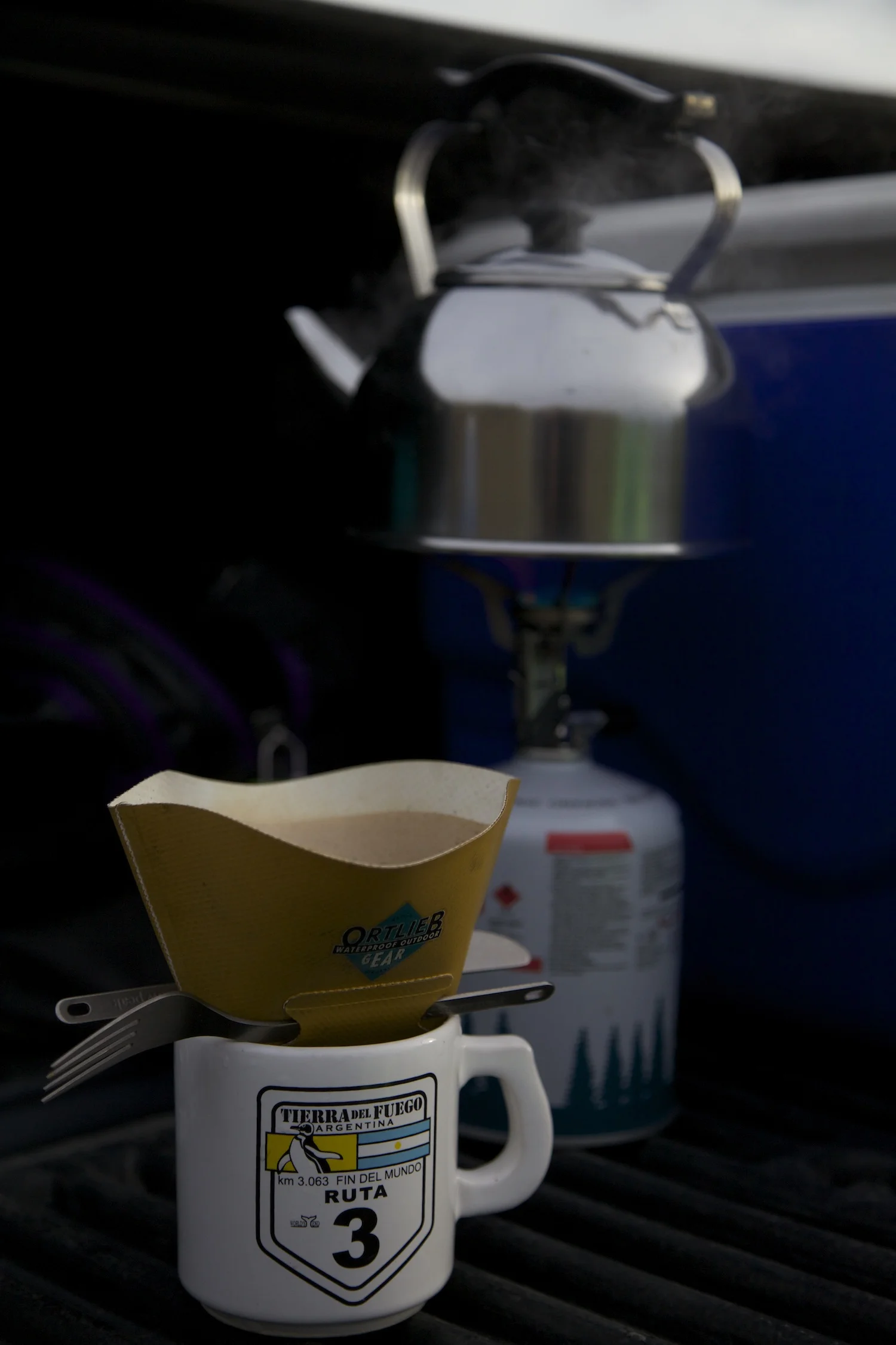 Tacky tourist mug, $15 kettle