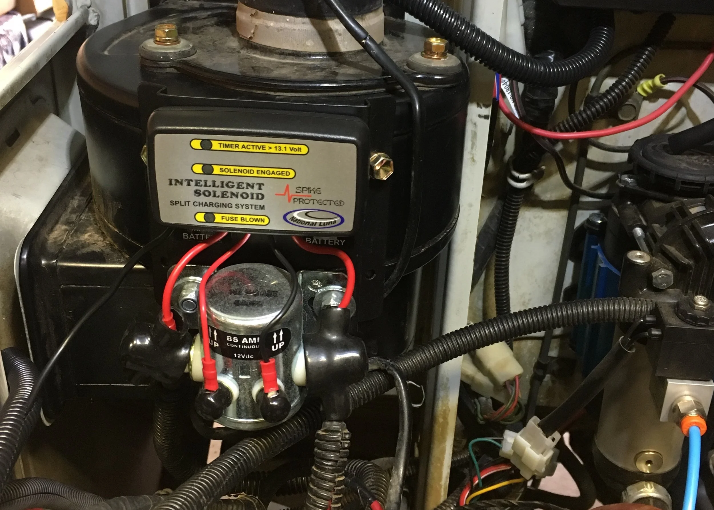 A dual-battery system with an automatic isolator, such as this excellent National Luna, will virtually guarantee starting power for your engine