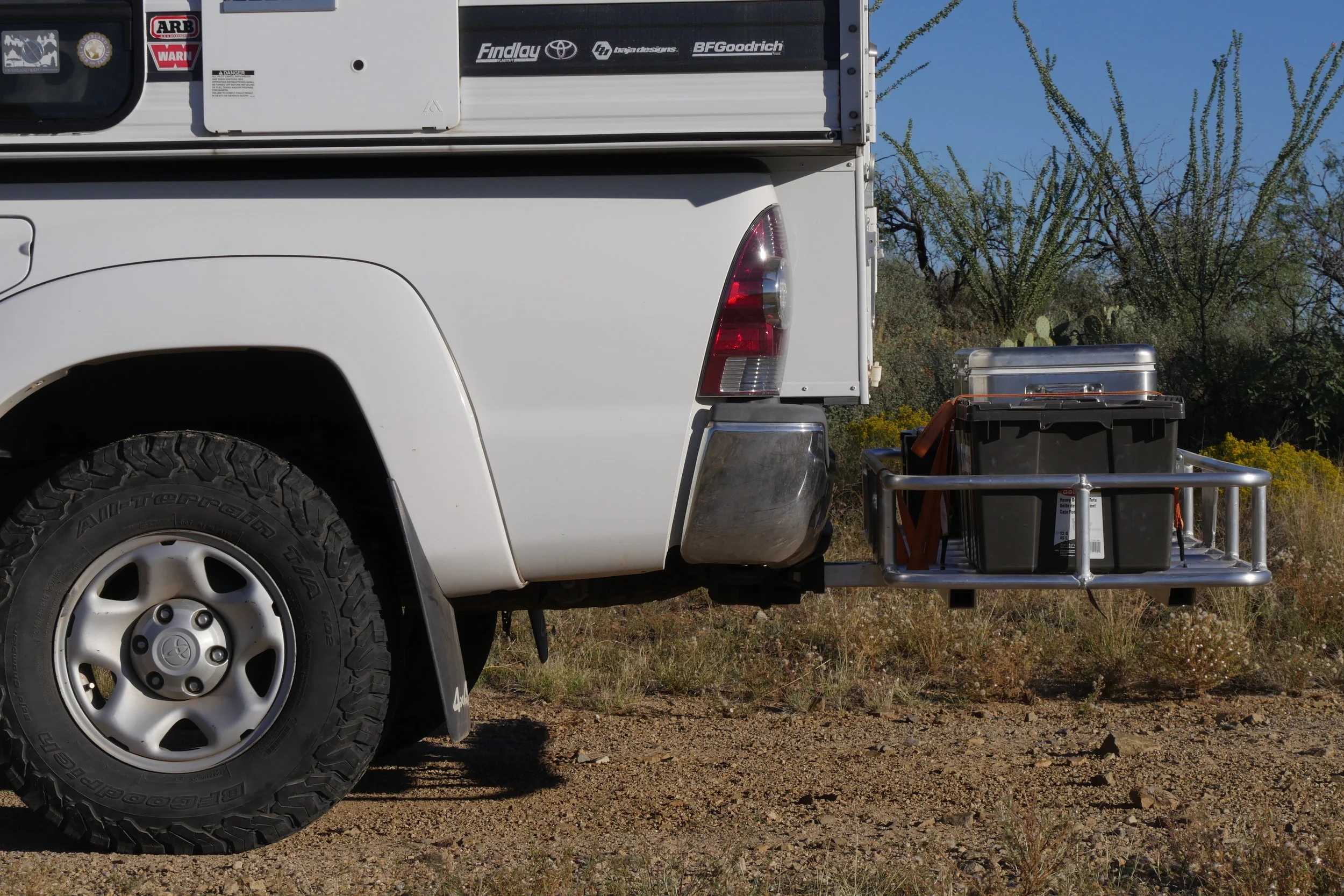 PakMule hitch-mounted cargo basket — Exploring Overland