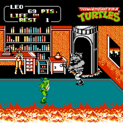 ninja turtles 2 nes