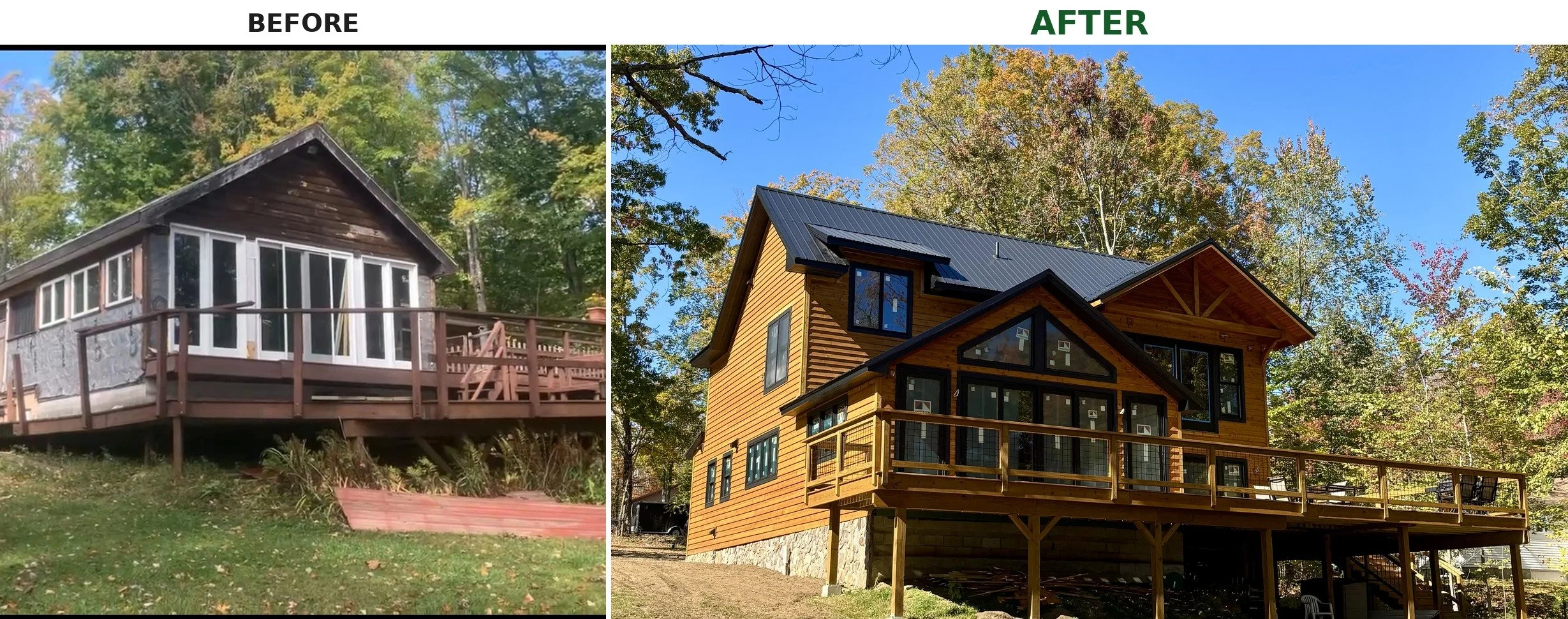 Renovation vs. New Build: What to Do With an Old Camp or Cabin on Your Lake Lot