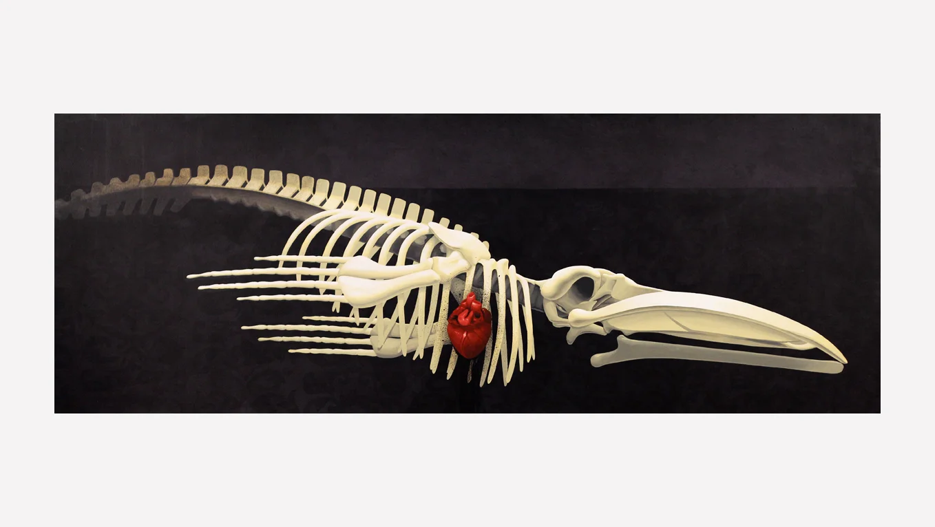 *Pride of Bone, acrylic 24x64"