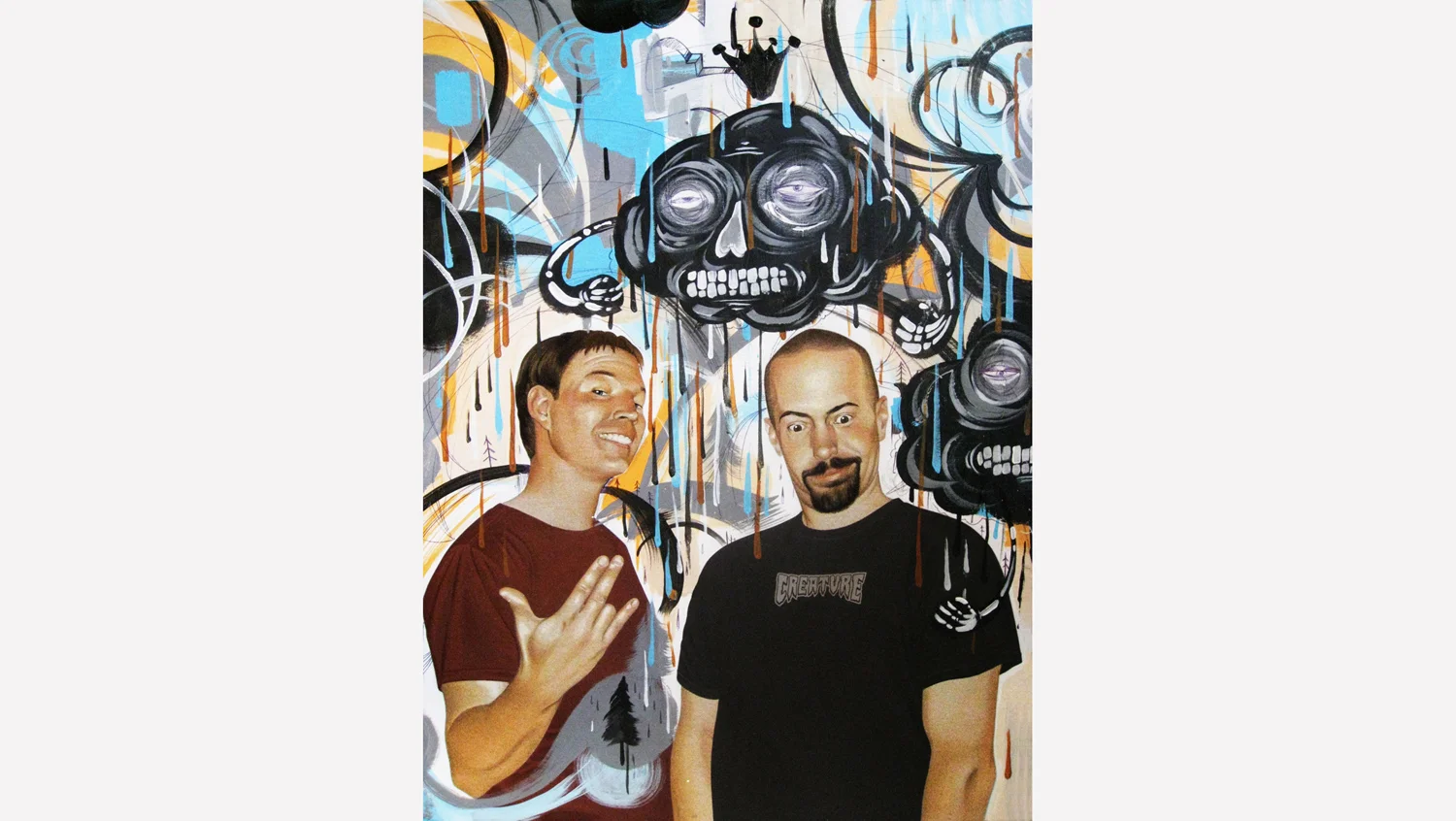Ode to the Shocker 1 (w Mike Gallegos), acrylic