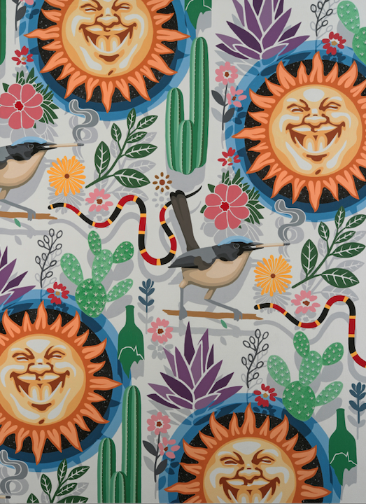 acrylic on canvas (2022) 44"x 60"