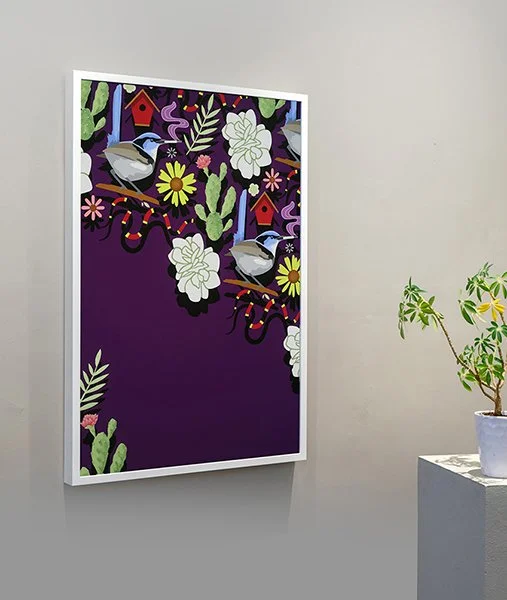 acrylic on canvas (2022) 24"x 36"