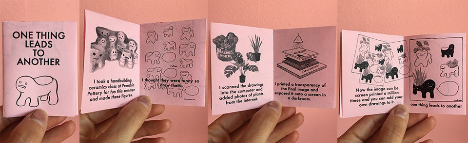Zine I made to accompany my project for the artist’s demo
