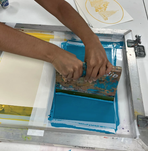 6-week Screen Printing on Paper, Week 1