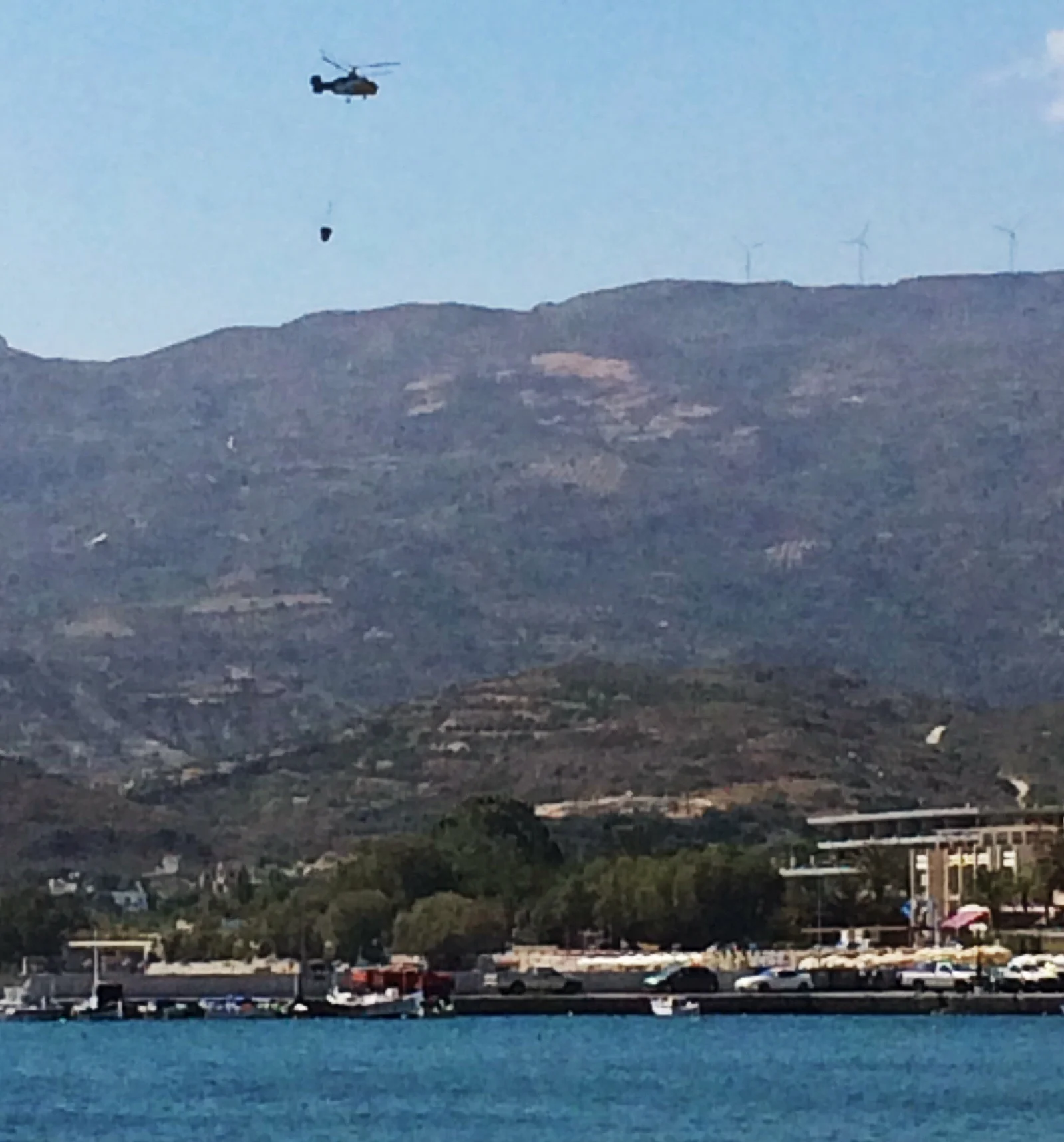 The Greek emergency services heard I was heading down to the beach for a swim and had the appropriate rescue equipment on stand-by. 