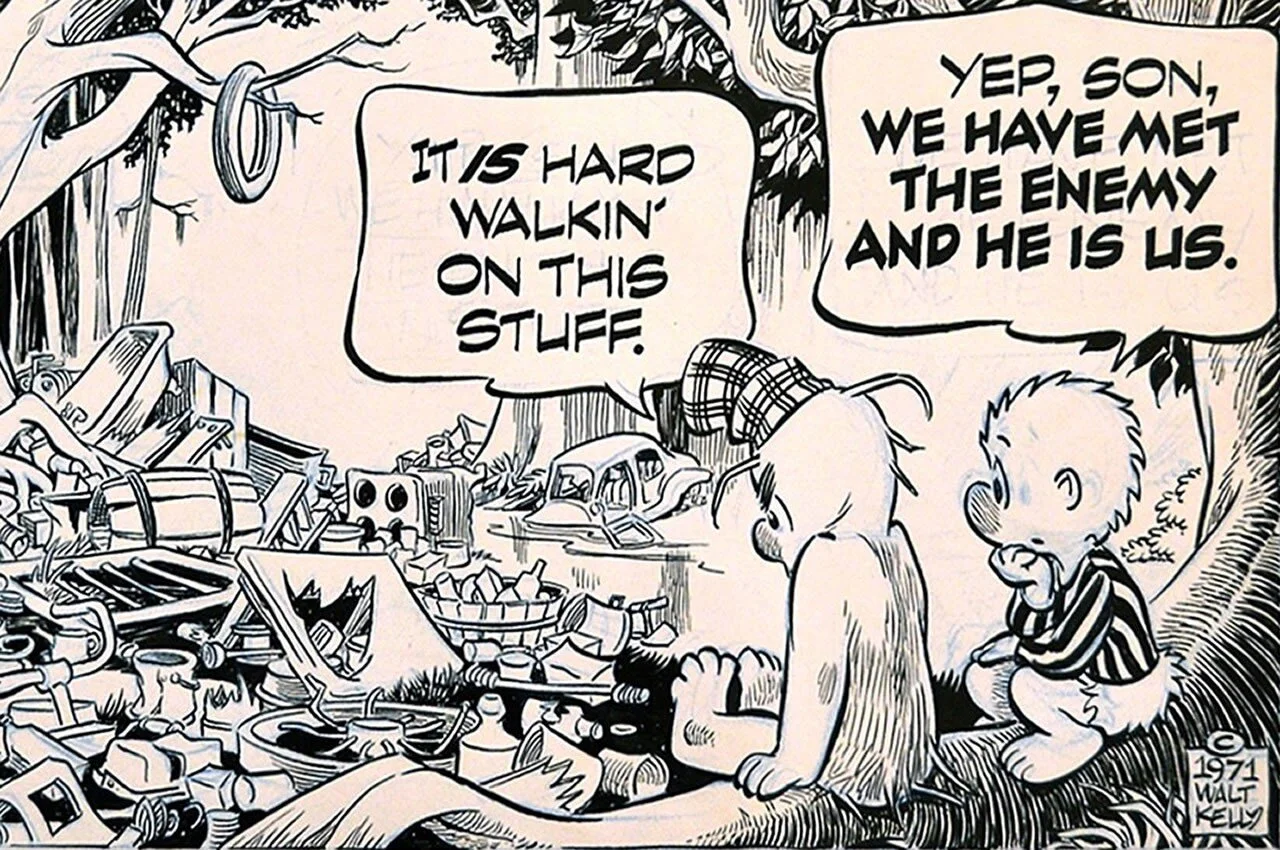 "We have met the enemy, and he is us!"