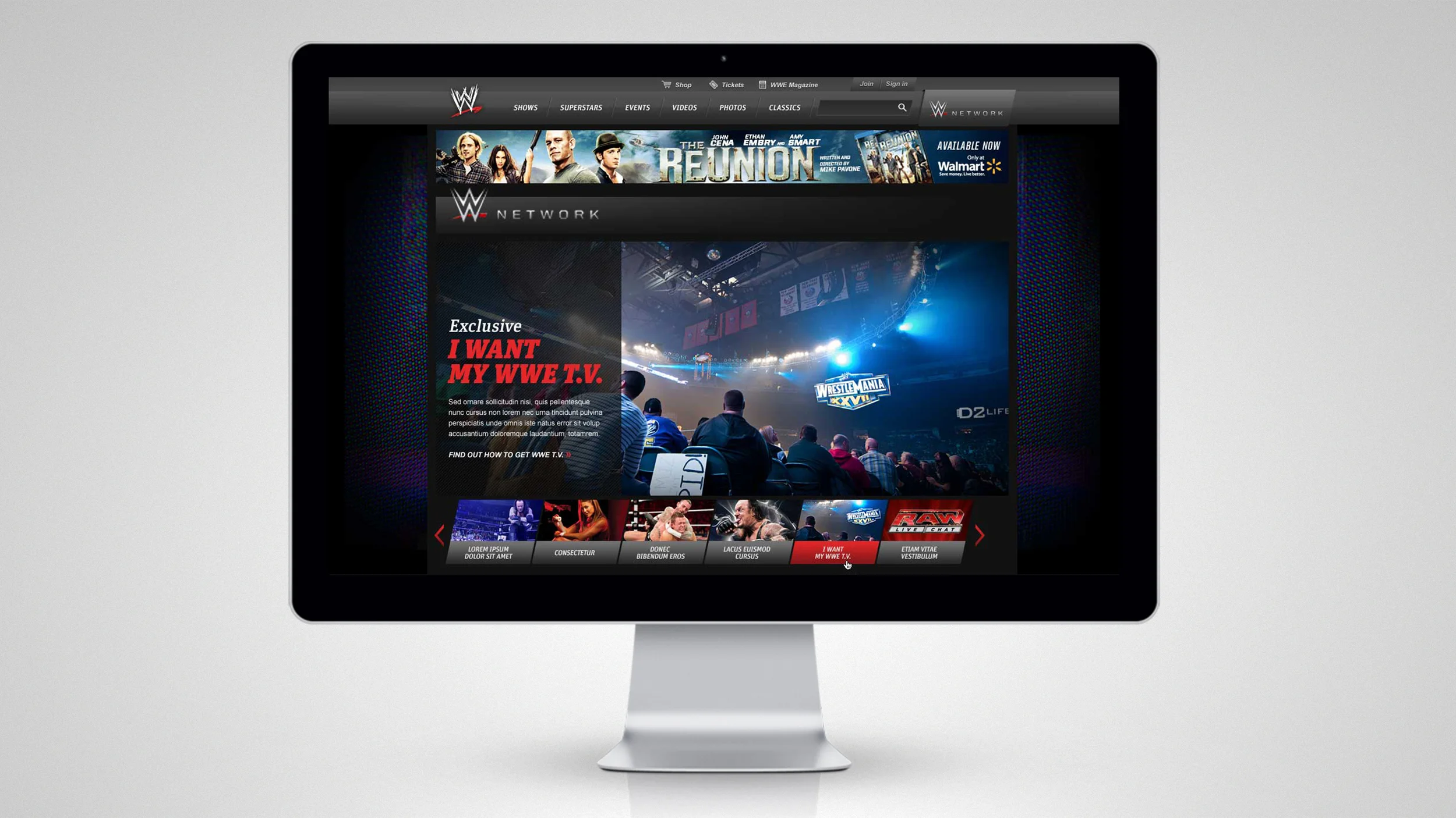 WWE Website