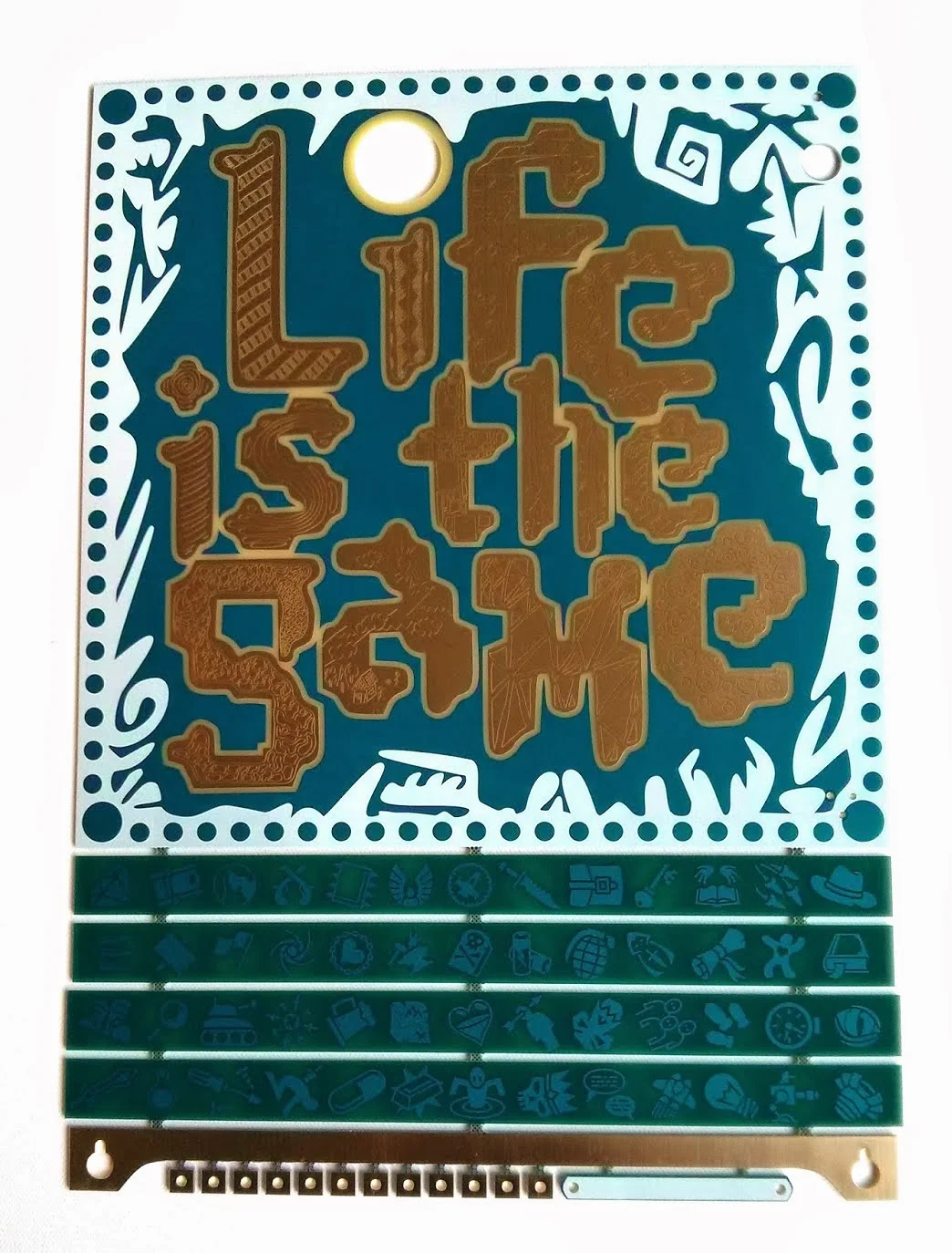 The ' lifegame ' is a huge panel made by Express Circuits