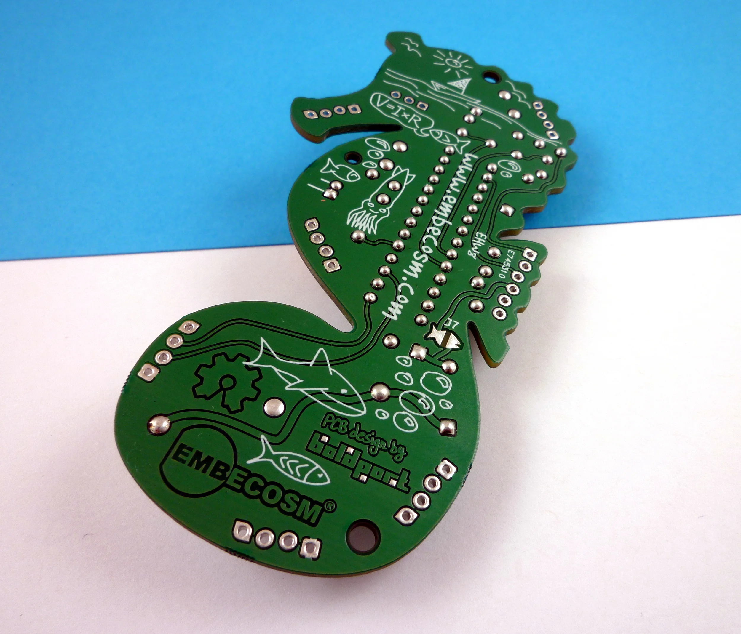 Finishing the solder points as domes make the board more comfortable to handle and it won't rip up or get stuck to clothing