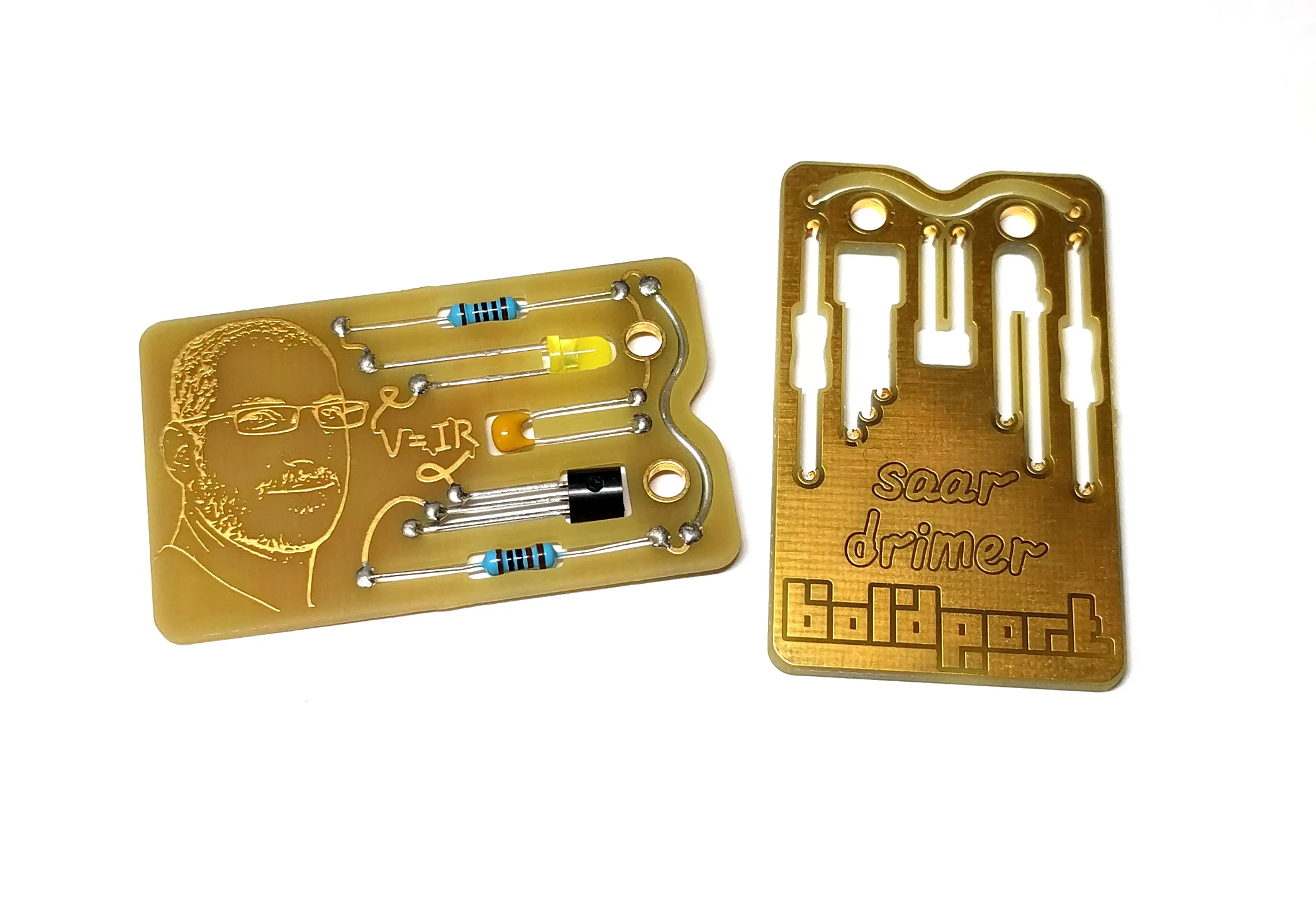 This started it all, a PCB business card .