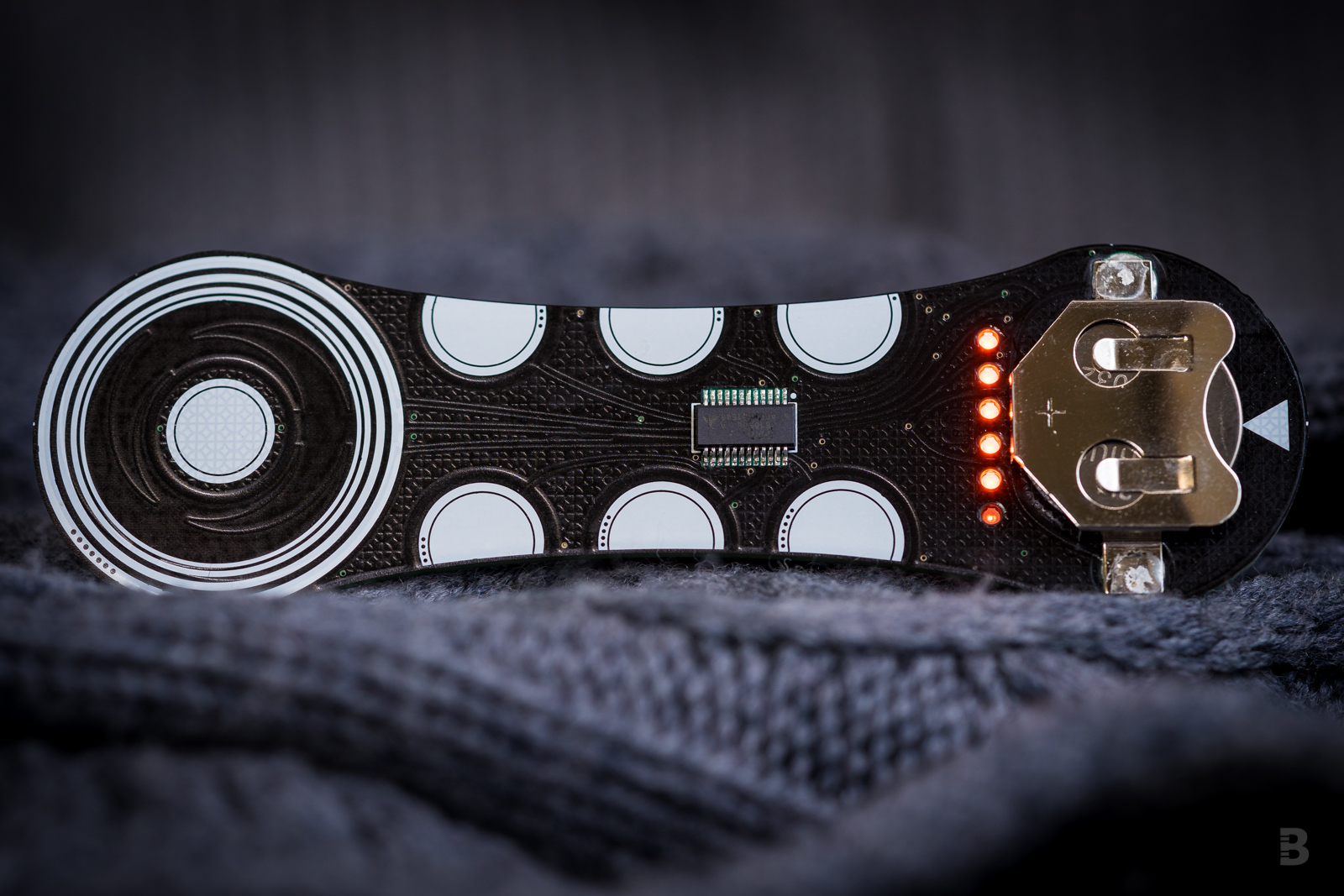 Touchy , a Boldport Club project featuring a SiliconLabs MCU
