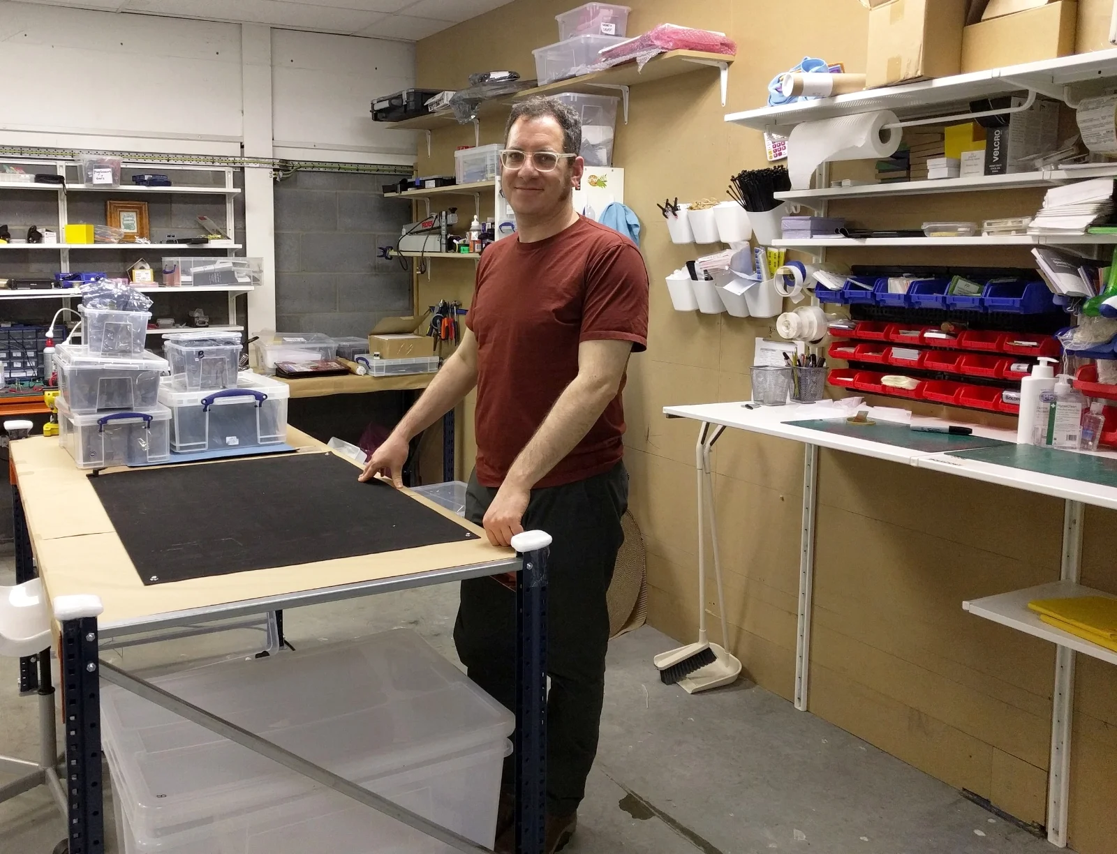 Saar in the workshop ;)
