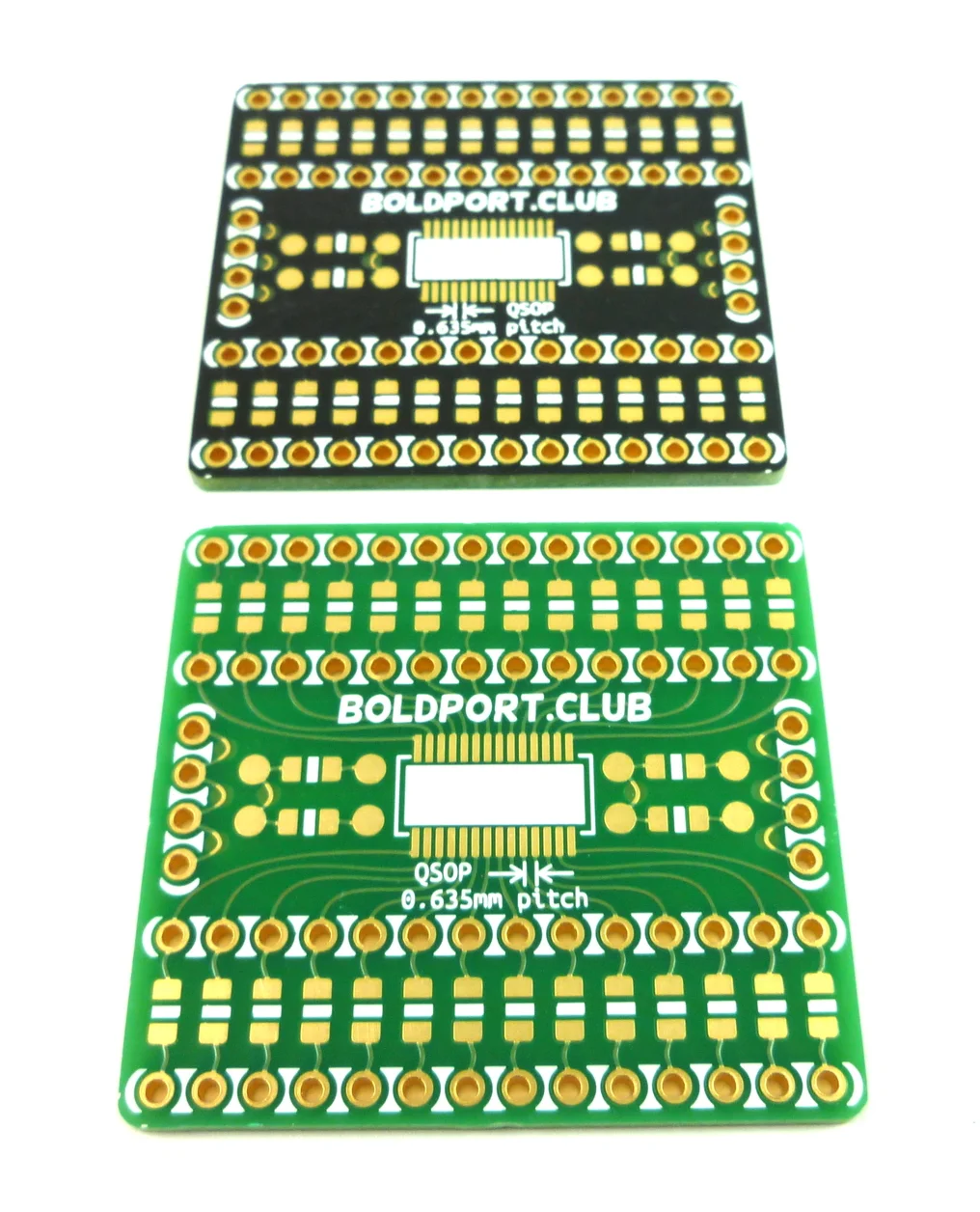 QSOP and 0805 breakout and soldering practice board