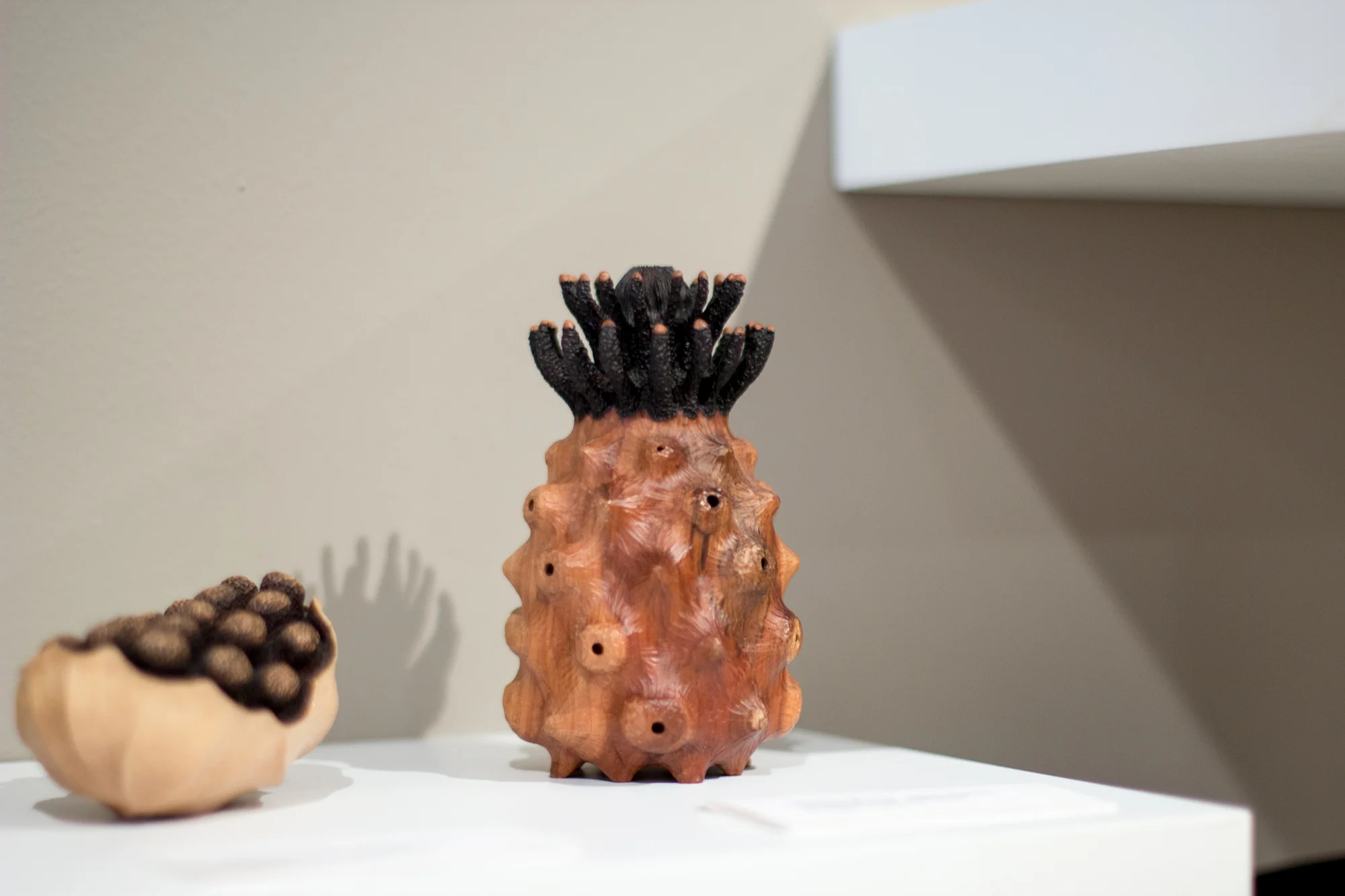 Satoshi Fujinuma's work in the Center's museum store.