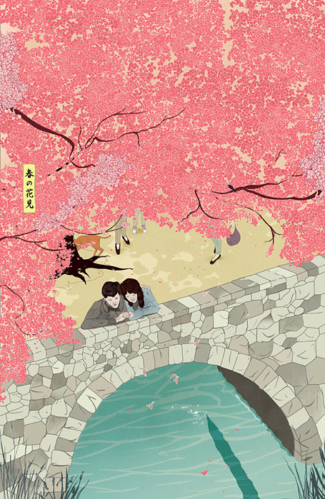 "Flower-Watching in Spring" by Marcos Chin, The Washington Post.
