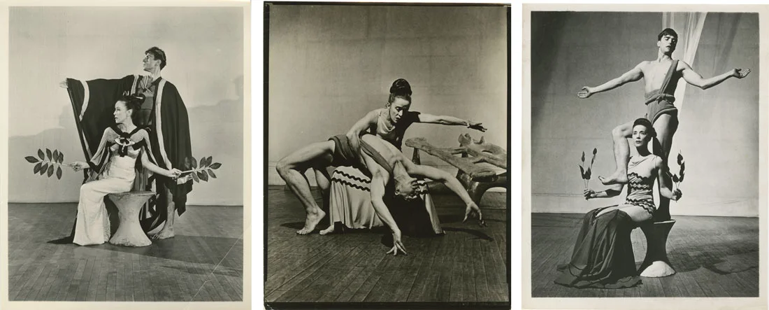 Promotional images for Night Journey, photographer unknown. Images owned by the Martha Graham Dance Company.