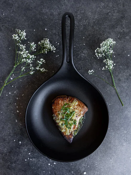 Rikumo Recipe: Pan-Seared Yellowfin Tuna with Citrus & Ginger
