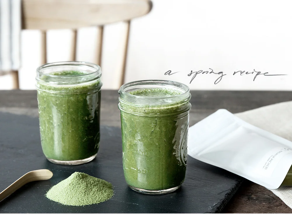 Rikumo Recipe: Spring Sencha Smoothie 